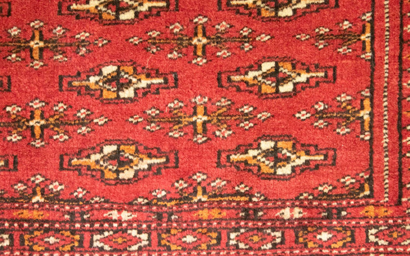 トルカマン絨毯 100x50cm - ペルシャ絨毯