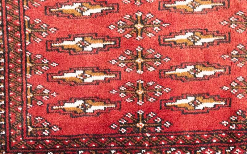 トルカマン絨毯 100x50cm - ペルシャ絨毯