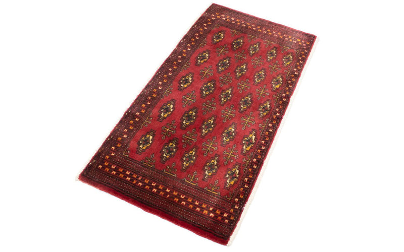 トルカマン絨毯 100x50cm - ペルシャ絨毯