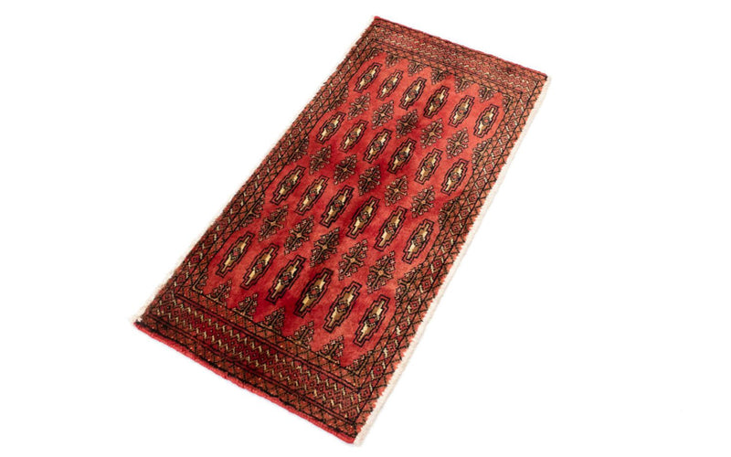 トルカマン絨毯 100x50cm - ペルシャ絨毯