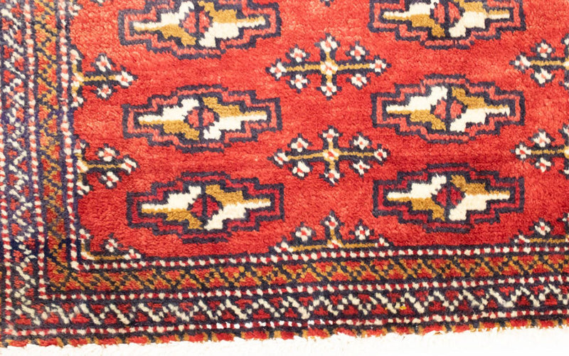 トルカマン絨毯 100x50cm - ペルシャ絨毯