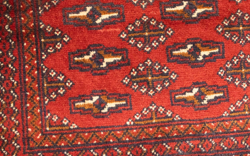 トルカマン絨毯 100x50cm - ペルシャ絨毯