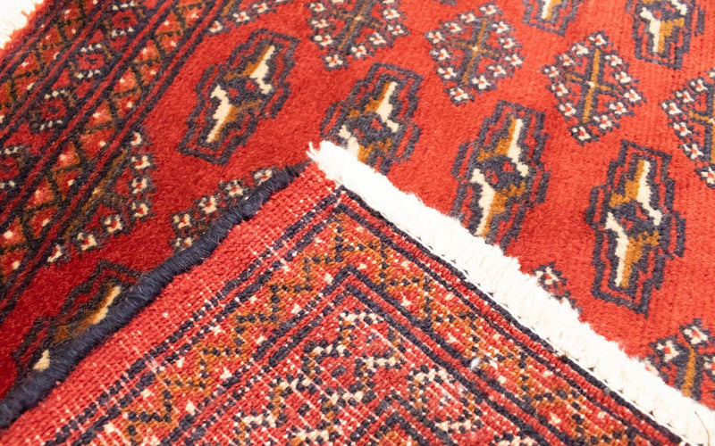 トルカマン絨毯 100x50cm - ペルシャ絨毯