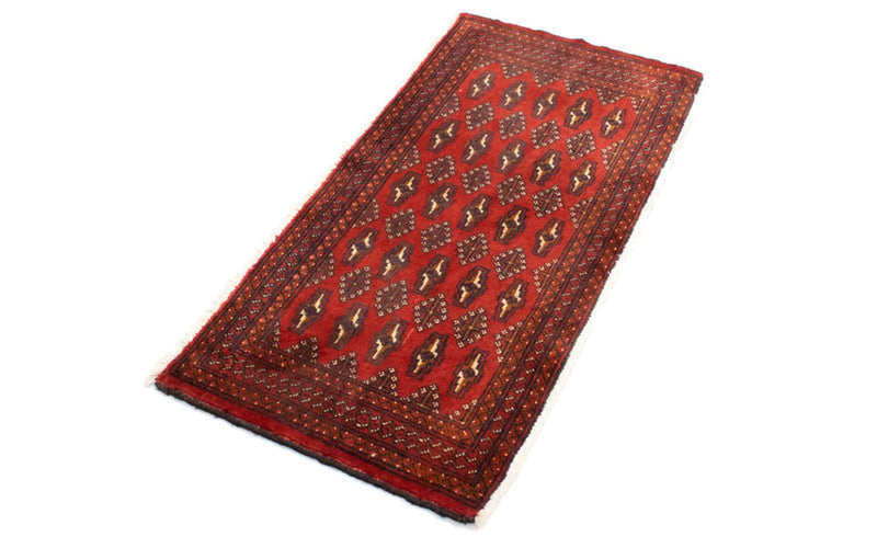 トルカマン絨毯 100x50cm - ペルシャ絨毯