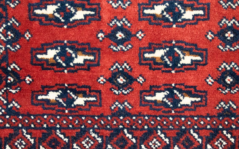 トルカマン絨毯 100x50cm - ペルシャ絨毯