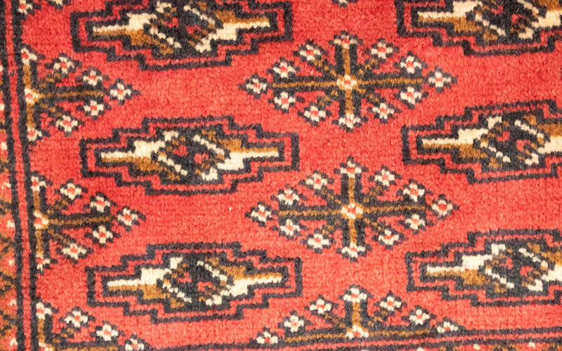 トルカマン絨毯 100x50cm - ペルシャ絨毯