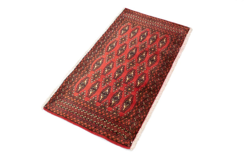 トルカマン絨毯 100x50cm - ペルシャ絨毯