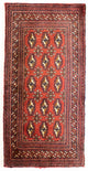 トルカマン絨毯 100x50cm - ペルシャ絨毯