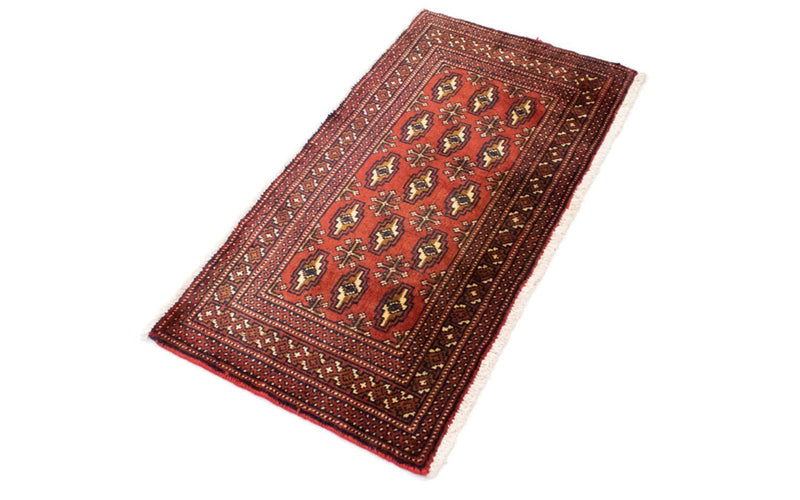 トルカマン絨毯 100x50cm - ペルシャ絨毯
