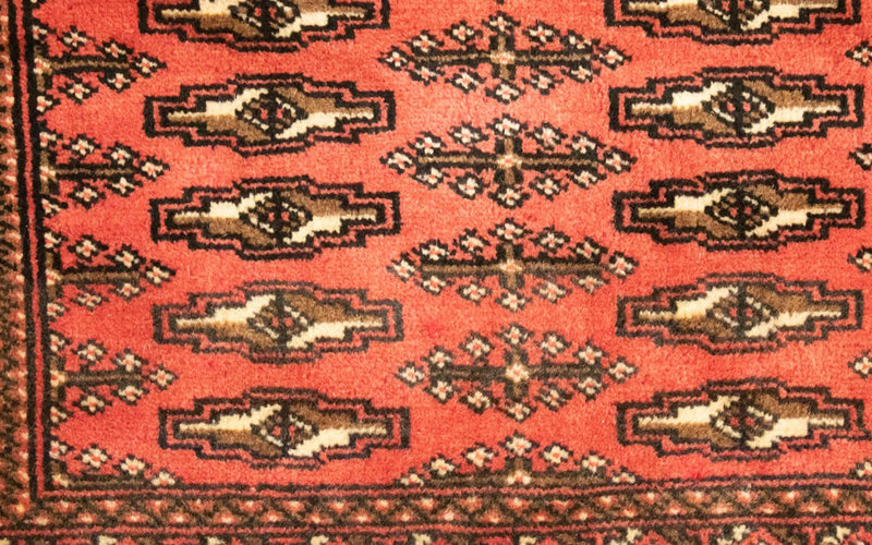 トルカマン絨毯 100x50cm - ペルシャ絨毯