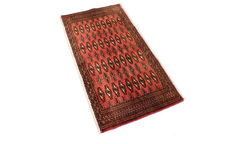 トルカマン絨毯 100x50cm - ペルシャ絨毯
