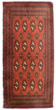 トルカマン絨毯 100x50cm - ペルシャ絨毯