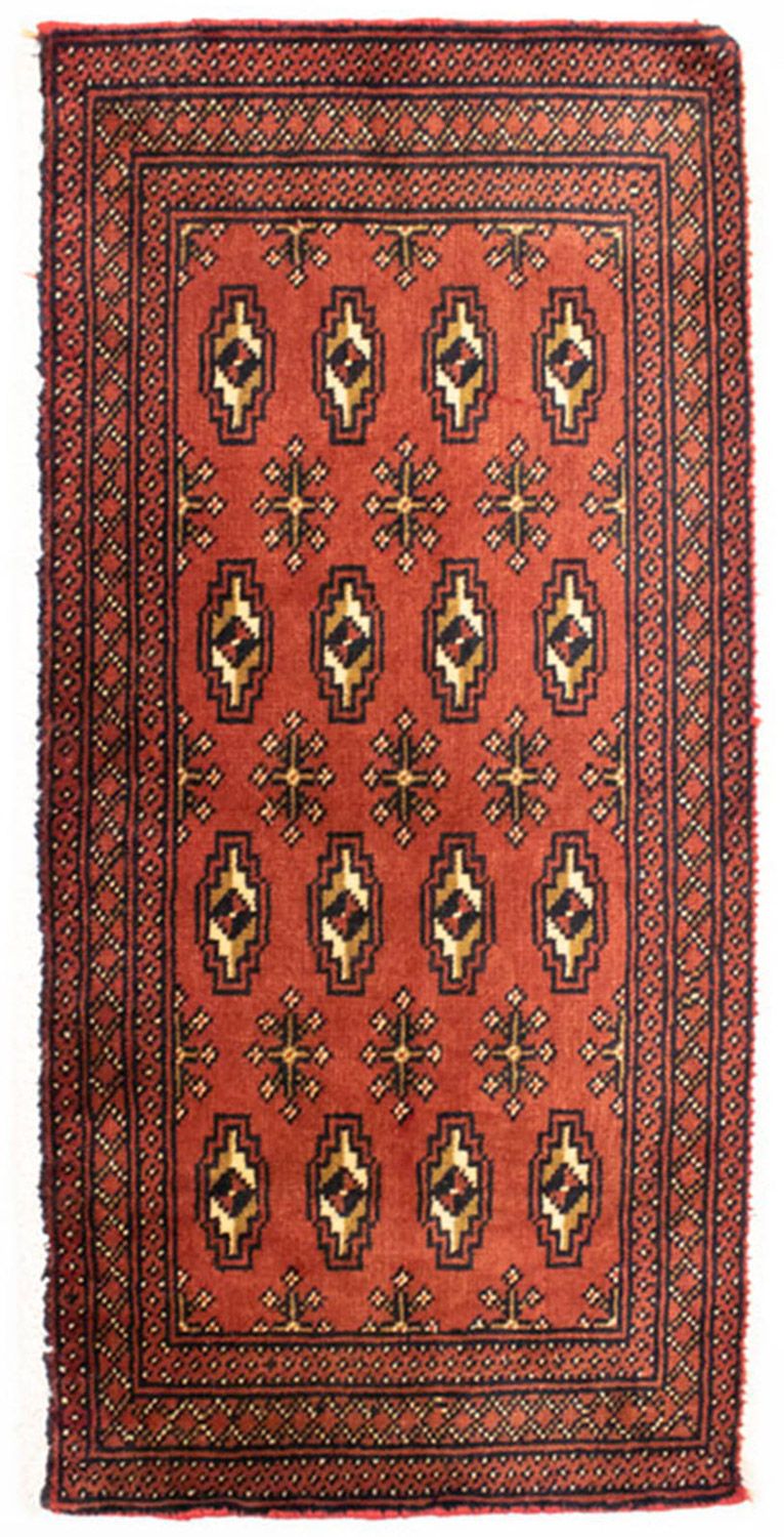 トルカマン絨毯 100x50cm - ペルシャ絨毯