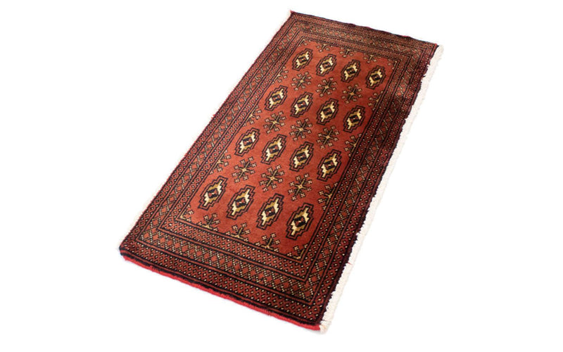 トルカマン絨毯 100x50cm - ペルシャ絨毯