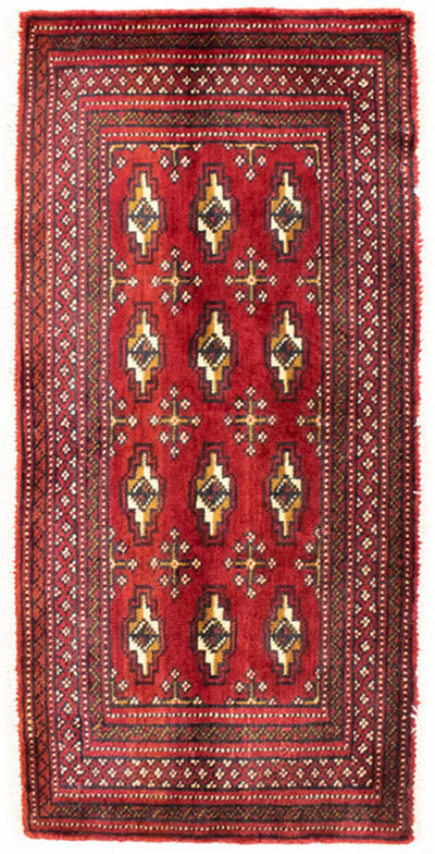 トルカマン絨毯 50x100cm - ペルシャ絨毯
