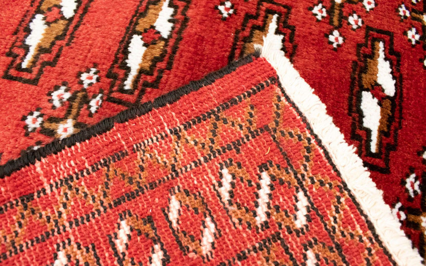 トルカマン絨毯 100x50cm - ペルシャ絨毯