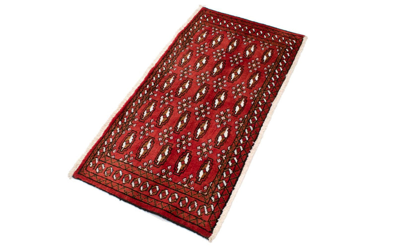 トルカマン絨毯 100x50cm - ペルシャ絨毯