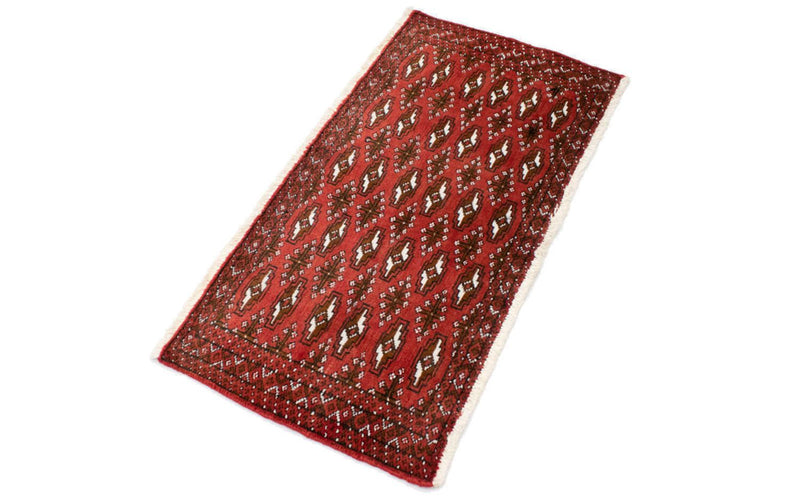 トルカマン絨毯 100x50cm - ペルシャ絨毯