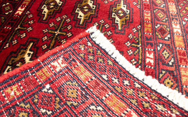 トルカマン絨毯 100x50cm - ペルシャ絨毯