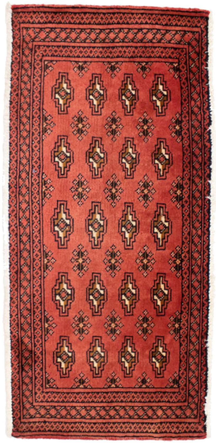 トルカマン絨毯 100x50cm - ペルシャ絨毯
