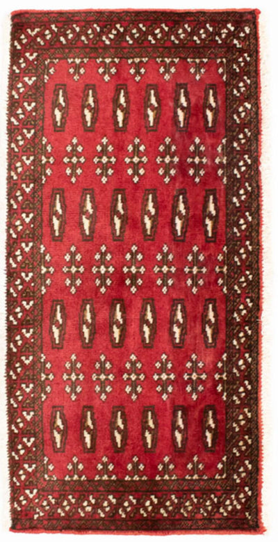 トルカマン絨毯 50x100cm - ペルシャ絨毯
