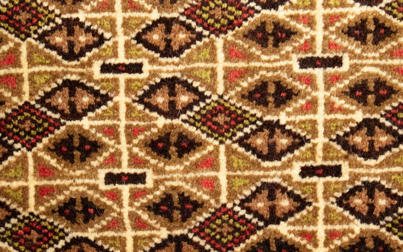 トルカマン絨毯 100x50cm - ペルシャ絨毯
