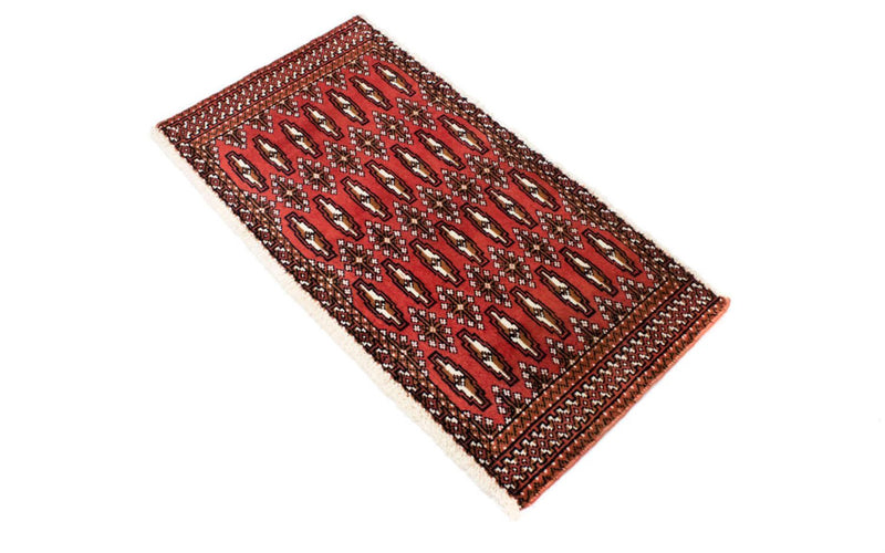 トルカマン絨毯 100x50cm - ペルシャ絨毯