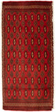 トルカマン絨毯 130x60cm - ペルシャ絨毯