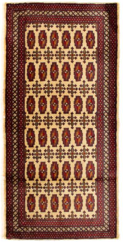 トルカマン絨毯 60x130cm - ペルシャ絨毯