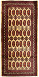 トルカマン絨毯 130x60cm - ペルシャ絨毯