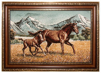 絵画絨毯 85x60cm - オリエンタル絨毯 – product image