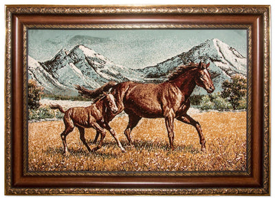 絵画絨毯 60x85cm - オリエンタル絨毯