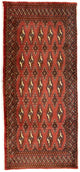 トルカマン絨毯 130x60cm - ペルシャ絨毯