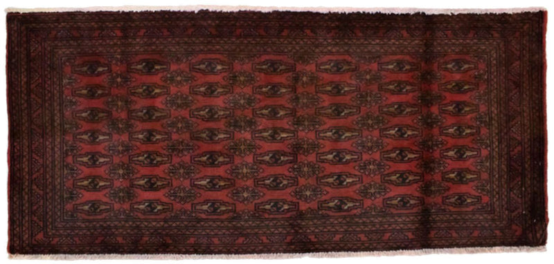 トルカマン絨毯 130x60cm - ペルシャ絨毯