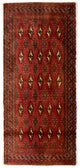 トルカマン絨毯 130x60cm - ペルシャ絨毯