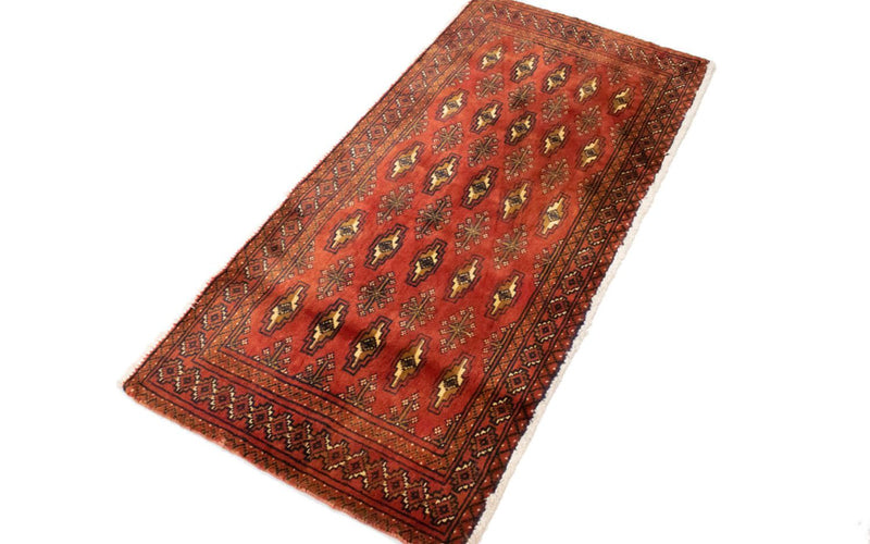 トルカマン絨毯 130x60cm - ペルシャ絨毯
