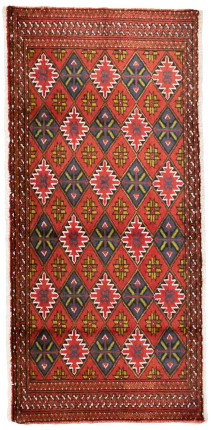 トルカマン絨毯 130x60cm - ペルシャ絨毯
