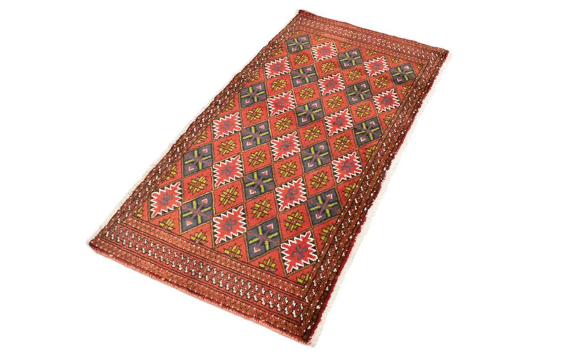 トルカマン絨毯 130x60cm - ペルシャ絨毯
