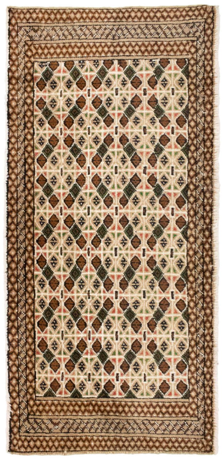 トルカマン絨毯 130x60cm - ペルシャ絨毯