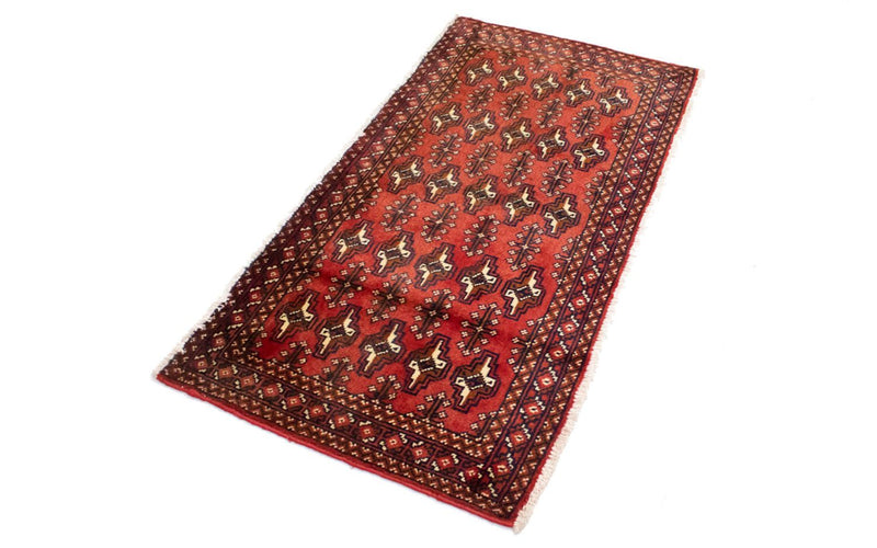 トルカマン絨毯 130x60cm - ペルシャ絨毯