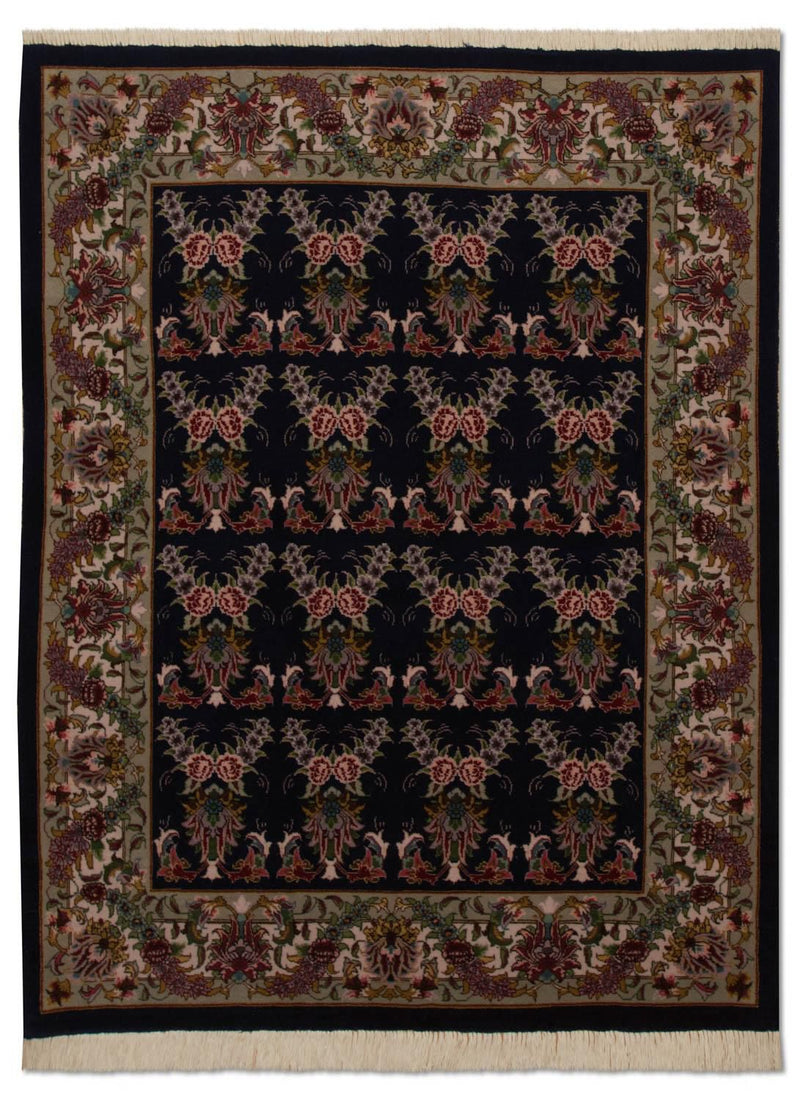 タブリーズ - 50 Raj 絨毯 137x103cm - ペルシャ絨毯