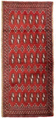 トルカマン絨毯 130x60cm - ペルシャ絨毯
