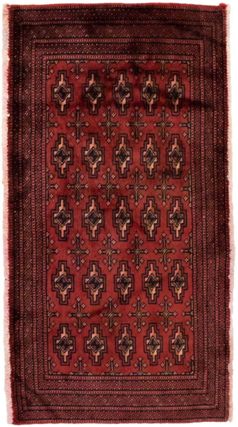 トルカマン絨毯 130x60cm - ペルシャ絨毯