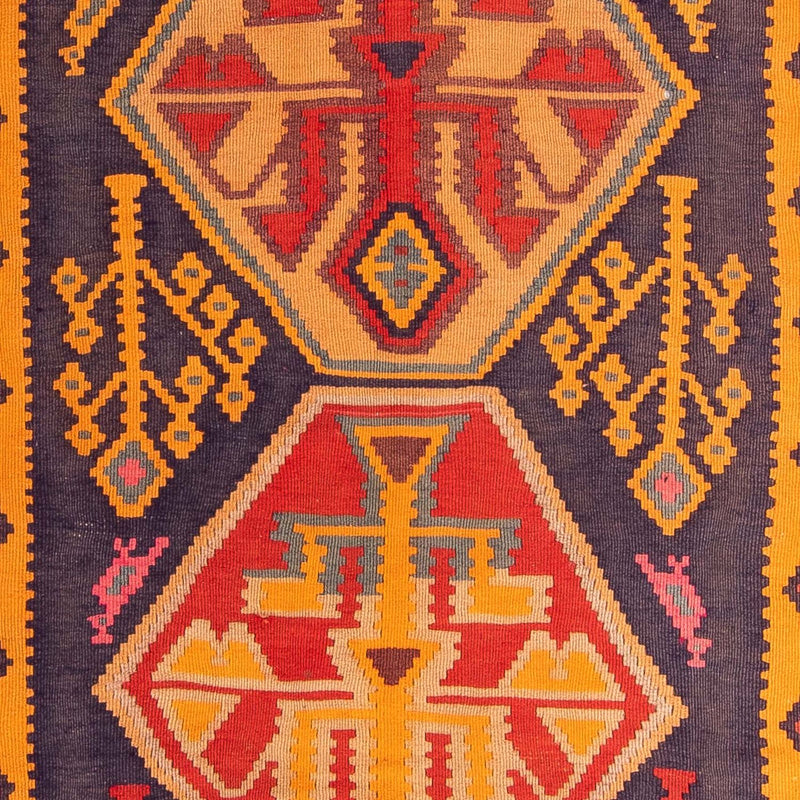 キリム オールド／アンティーク 絨毯 340x155cm