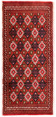 トルカマン絨毯 130x60cm - ペルシャ絨毯