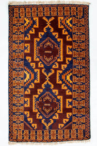 バルーチ絨毯 140x83cm - オリエンタル絨毯 – product image