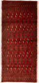 トルカマン絨毯 130x60cm - ペルシャ絨毯
