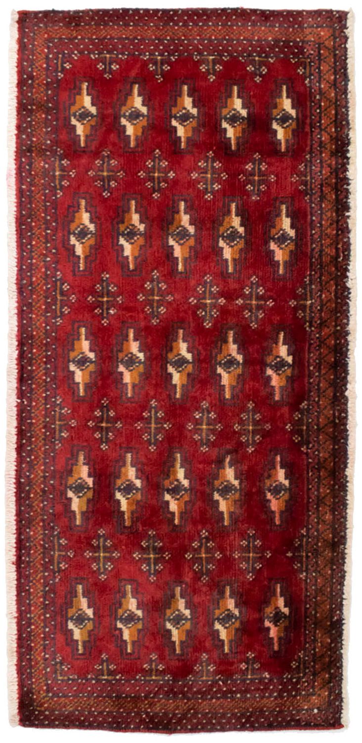 トルカマン絨毯 130x60cm - ペルシャ絨毯