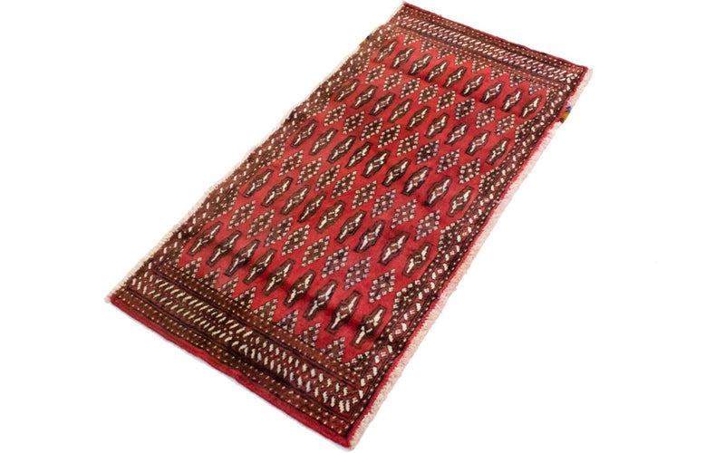 トルカマン絨毯 130x60cm - ペルシャ絨毯