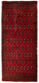 トルカマン絨毯 130x60cm - ペルシャ絨毯